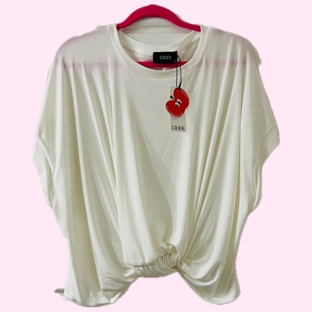 Cider White Crop Top
